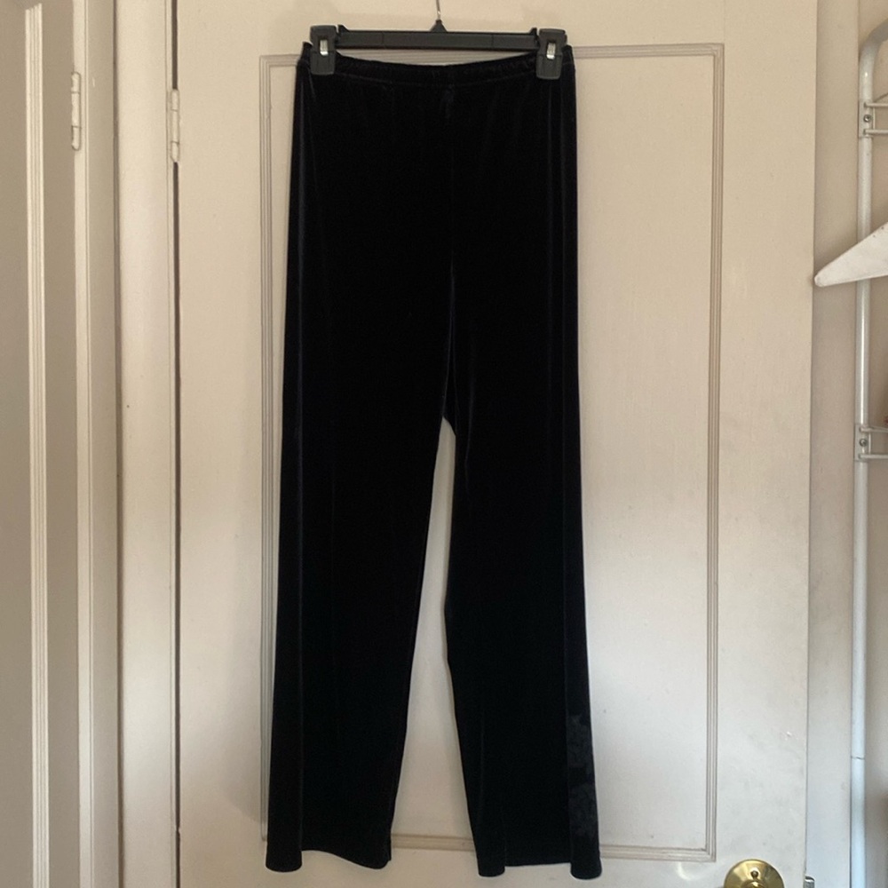 baggy velour pants